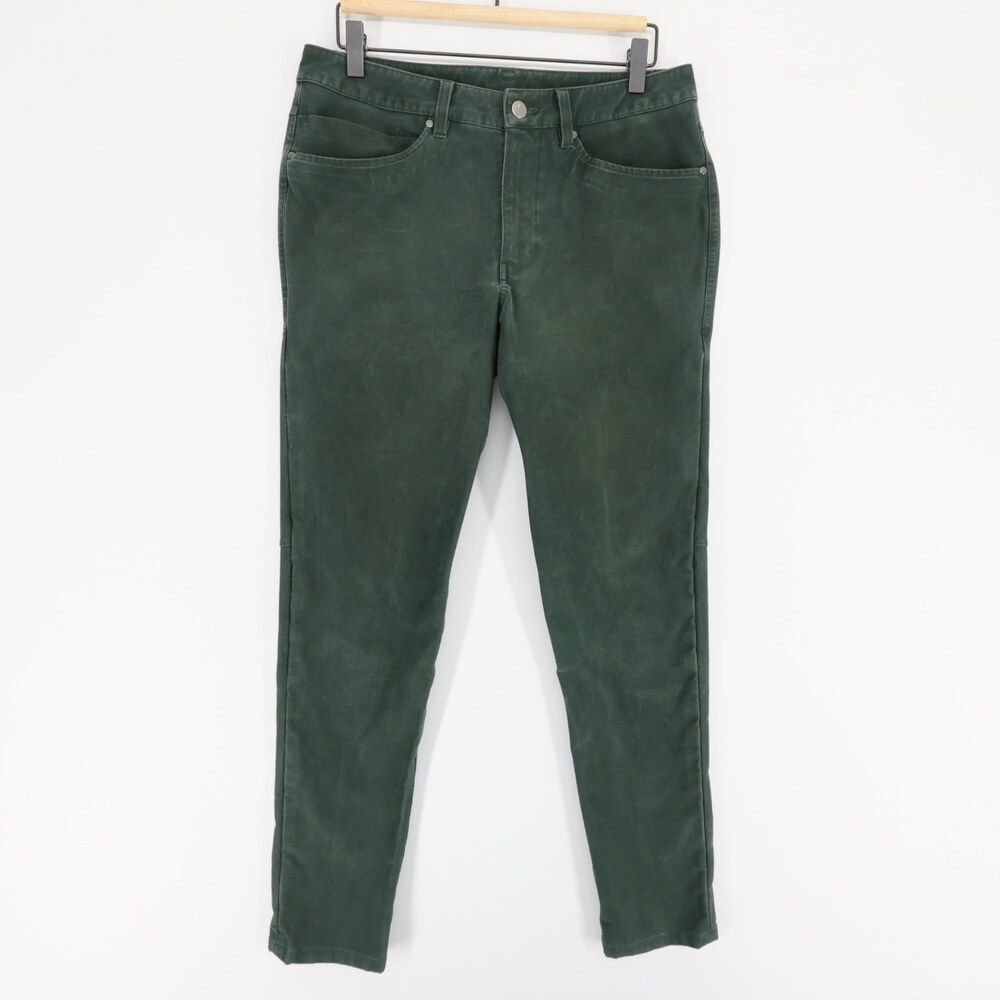 Lululemon ABC Pants Mens 30 Green Slim Fit Utilitech 5 Pocket Reflective Cuffs